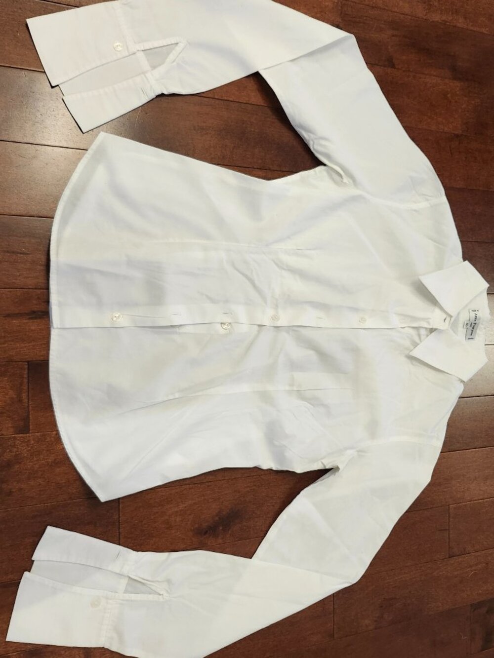 Anne Fontaine women's long sleeve white blouse in size 40